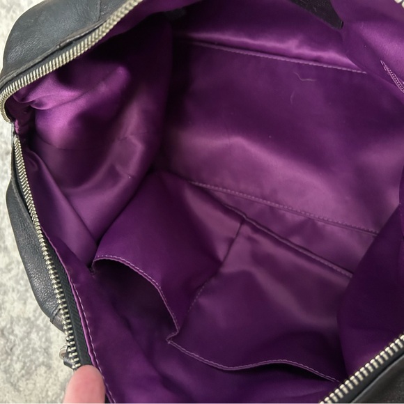 Authentic Coach “Ashley” Black Leather Women's Satchel Bag - Picture 6 of 11